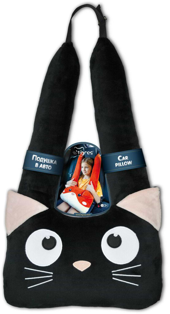 Купити Подушка дорожня Tigres для дітей Котик 70 см (ПД-0477) - Фото 1 Подушка дорожня Tigres для дітей Котик 70 см (ПД-0477) - Фото 1
