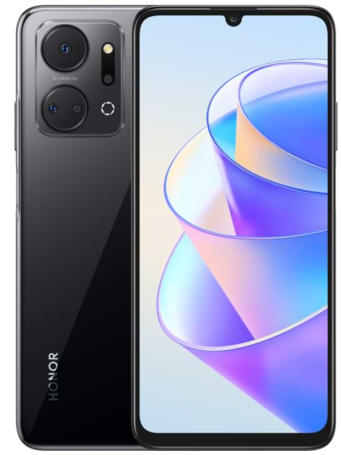 Смартфон Honor X7a 4/128Gb Midnight Black - Фото 1