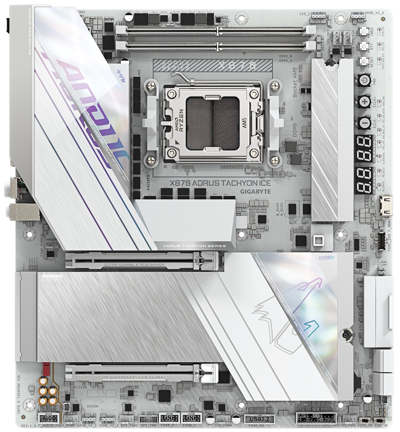 Материнская плата Gigabyte X870 AORUS TACHYON ICE