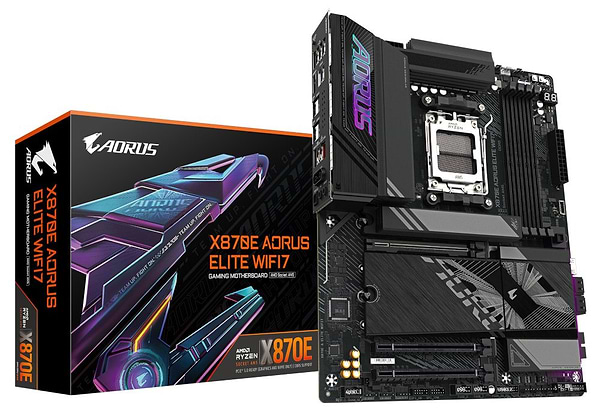 Фото - Материнская плата Gigabyte X870E AORUS ELITE WIFI7 DDR5