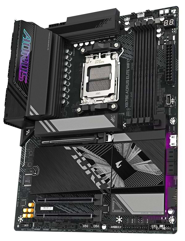 Фото - Материнская плата Gigabyte X870E AORUS ELITE WIFI7 DDR5