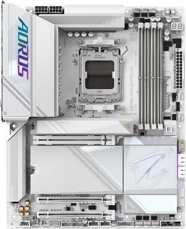 Фото - Материнська плата Gigabyte X870E AORUS PRO ICE DDR5