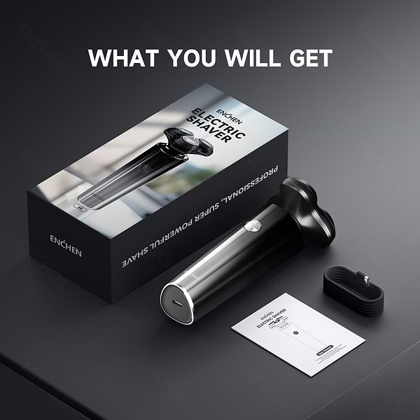 Фото - Бритва Enchen Rotary Shaver X8 Coffee