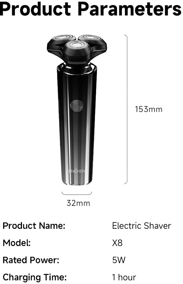 Фото - Бритва Enchen Rotary Shaver X8 Coffee