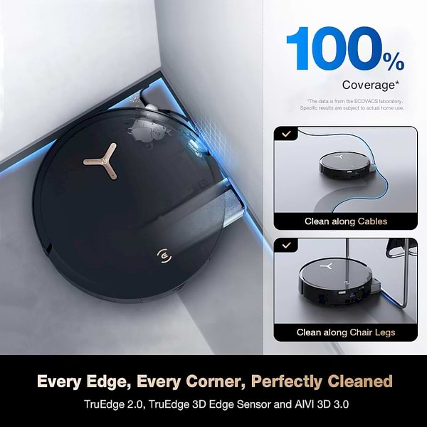 Фото - Робот-пылесос моющий Ecovacs X8PRO OMNI Black (DEX56)
