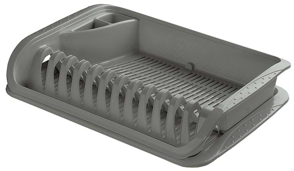 Фото - Сушка для посуды Keeeper мини серая (0585.4)