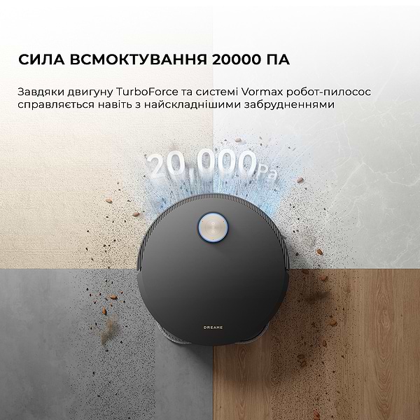Фото - Робот-пилосос миючий Dreame X50 Ultra Black (RLX85CE-6-BL)