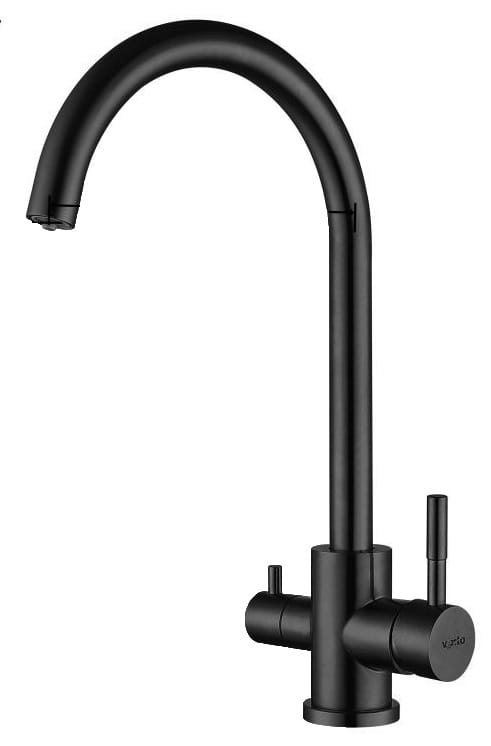 Смеситель кухонный Ventolux KFPW 10 BK
