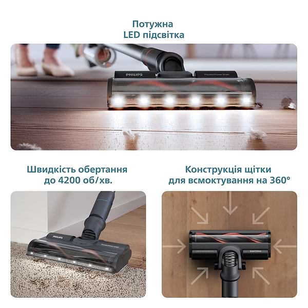Фото - Уценка - Пылесос ручной для дома Philips XC8057/01