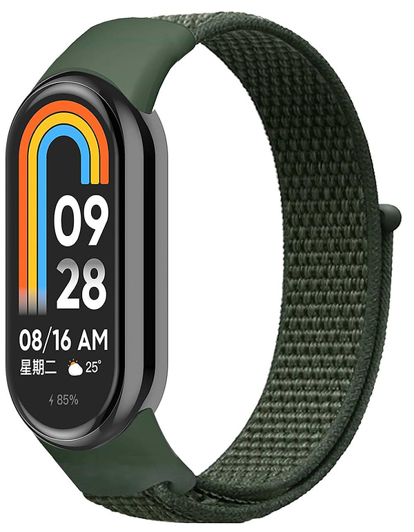 Фото - Ремешок для фитнес-браслета ArmorStandart for Xiaomi Smart Band 9/8 Military Green (ARM73974)