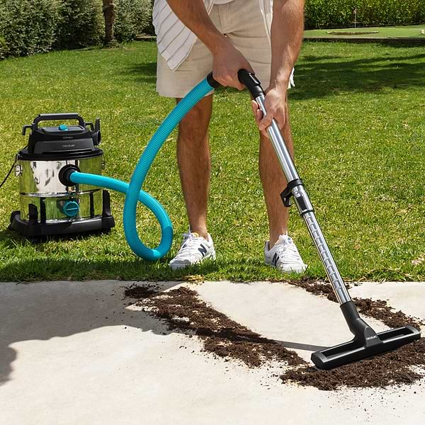 Фото - Пылесос для сухой уборки без мешка Cecotec Conga Rockstar Wet & Dry Steel Max (CCTC-08114)