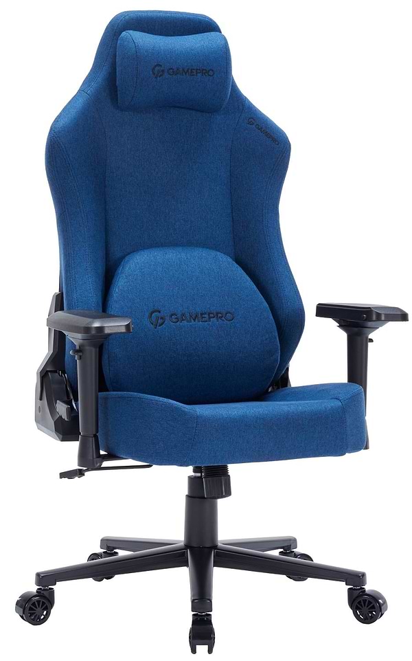 Фото - Кресло для геймеров GamePro FGC750DB Size L Fabric Dark Blue