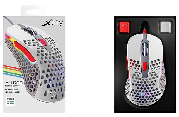 Фото - Миша дротова ігрова Xtrfy M4 RGB Retro (XG-M4-RGB-RETRO)