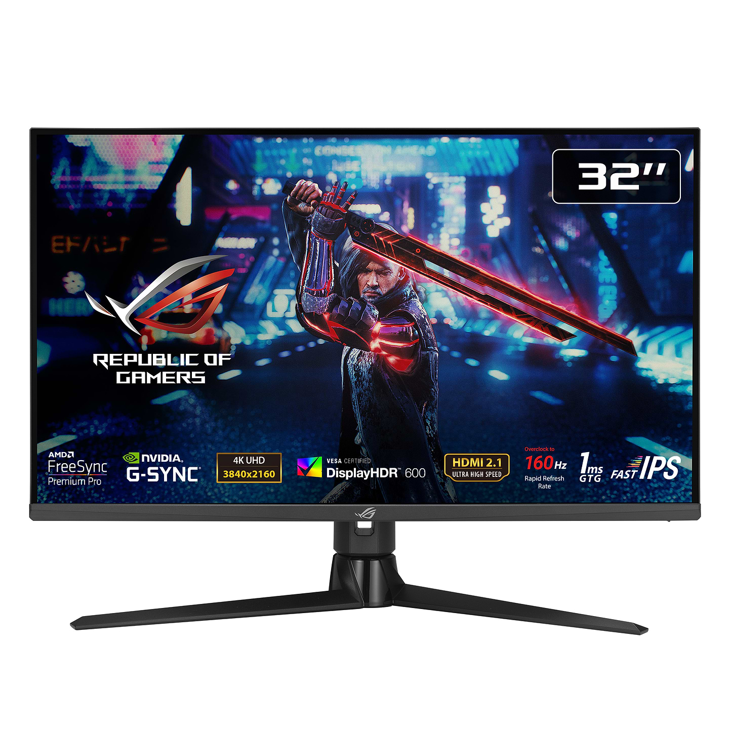 Монитор игровой Asus ROG Strix XG32UQ - Фото 1