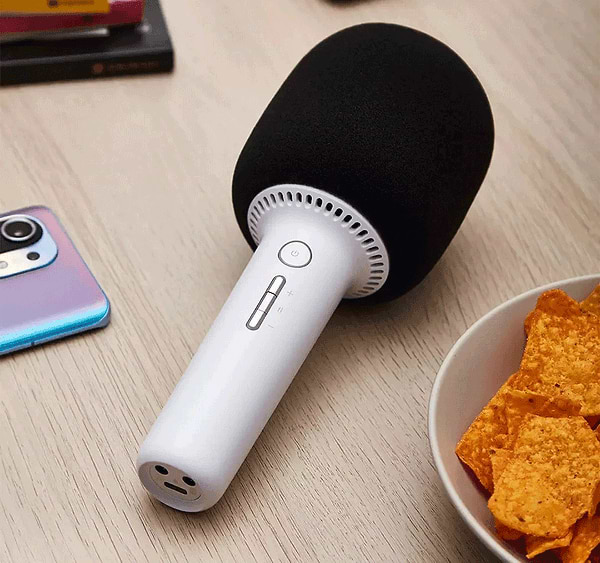 Фото - Мікрофон вокальний бездротовий YHEMI Karaoke Microphone 2 White (YMMKF005)