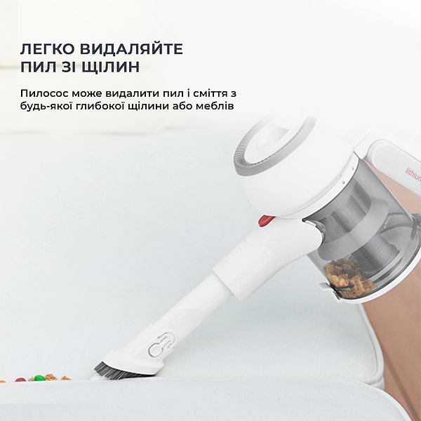 Фото - Пылесос ручной для дома Xiaomi JIMMY Wireless Vacuum Cleaner Silver (JV53S)