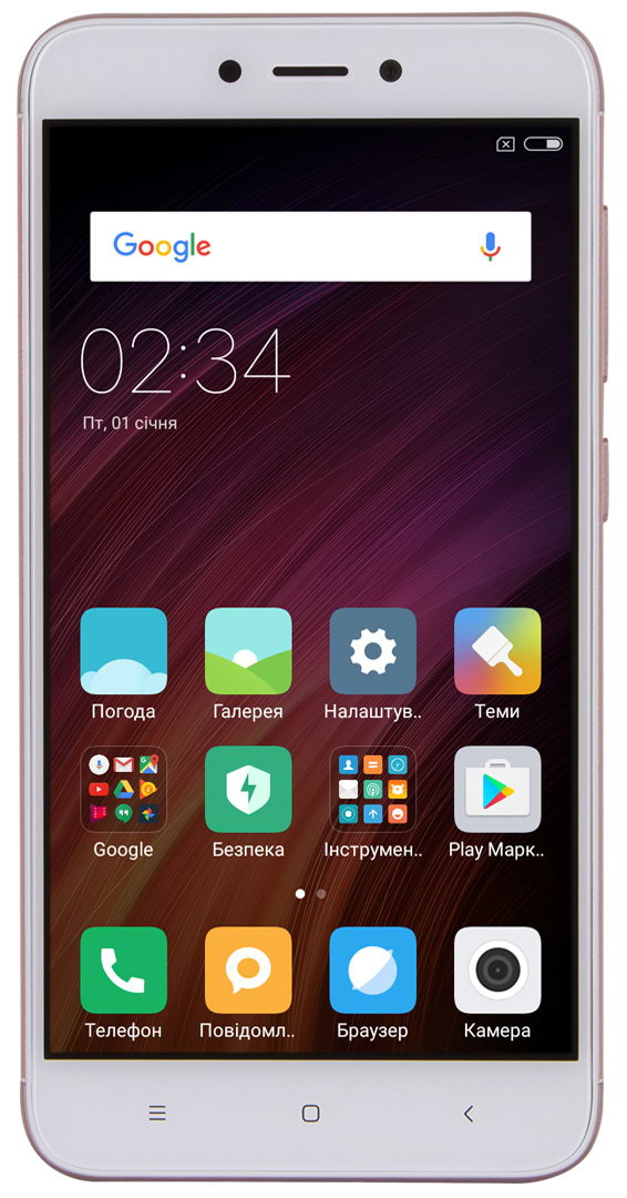Фото - Смартфон Xiaomi Redmi 4X 2/16GB Pink
