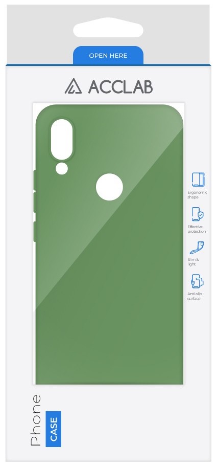Фото - Чехол для смартфона ACCLAB SoftShell for Xiaomi Redmi 7 Green (1283126561726)