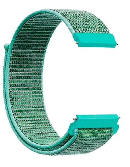 Ремінець для смарт-годинника BeCover Elastic Nylon Style for Samsung Galaxy Watch 42mm/Watch Active/Active 2 40/44mm/Watch 3 41mm/Gear S2 Classic/Gear Sport Gray-Green (710533) - Фото 1