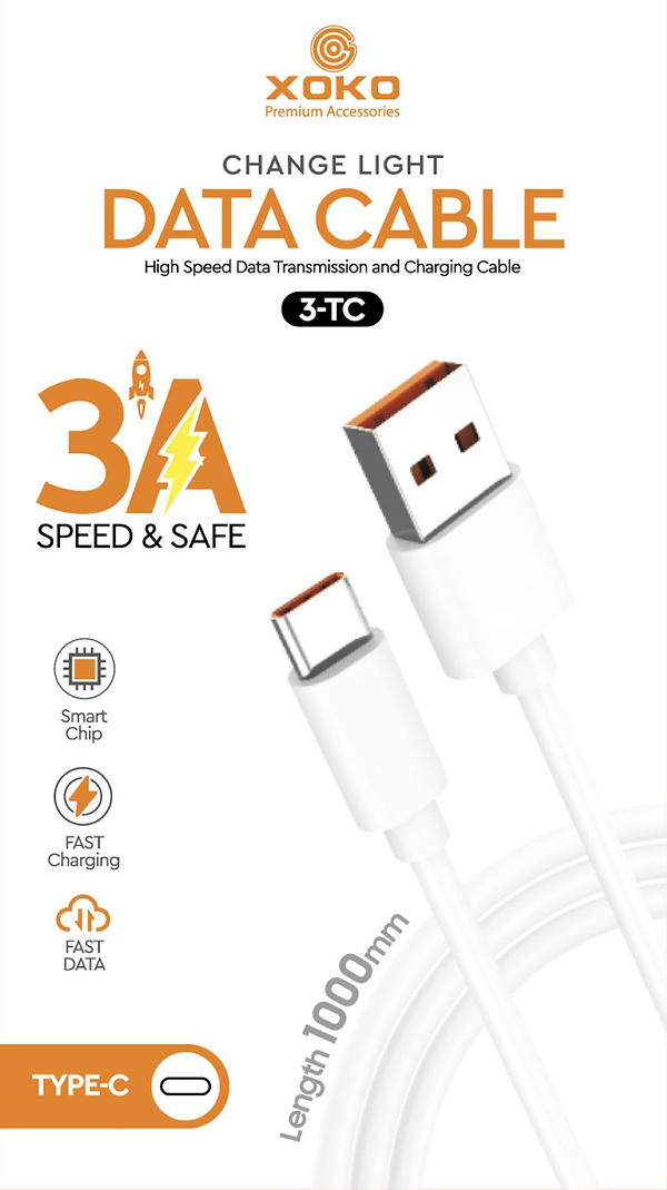 Фото - Кабель XOKO 3-TC USB Type-C 3A (XK-3-TC)