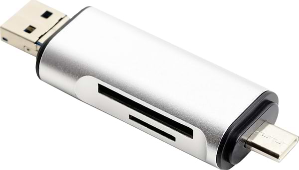 Фото - Хаб USB XOKO AC-440 Type-C USB 3.0+MicroUSB/SD Card Reader (XK-AС-440)
