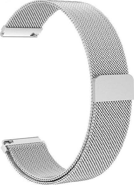 Фото - Ремінець для смарт-годинника XOKO Samsung Milanese 20mm Silver (XK-BND-20MLN-SL)