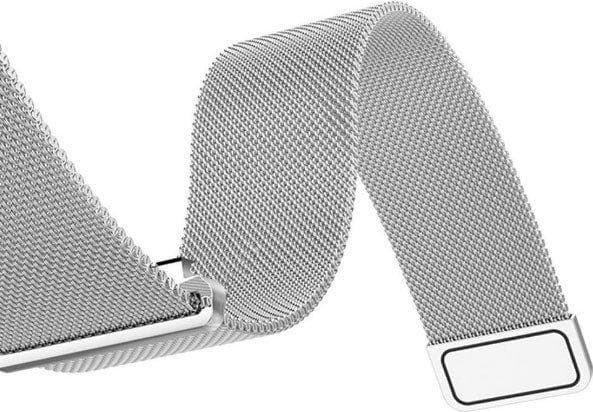 Фото - Ремінець для смарт-годинника XOKO Samsung Milanese 20mm Silver (XK-BND-20MLN-SL)