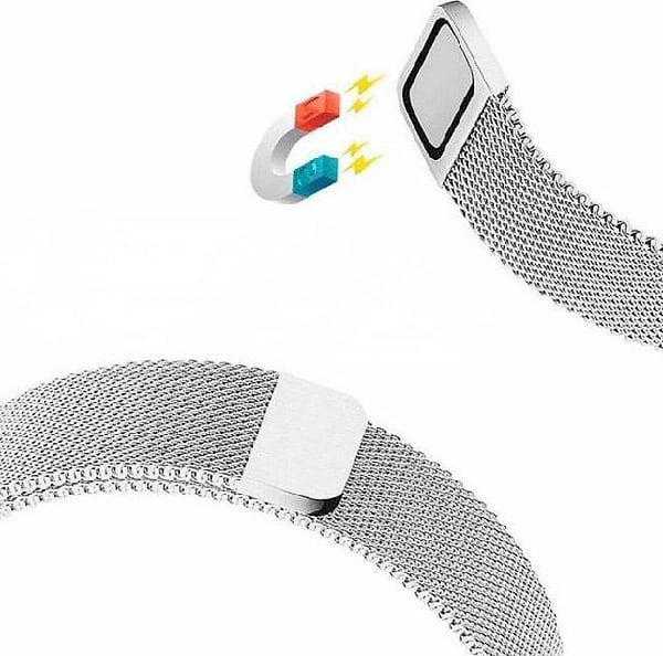 Фото - Ремінець для смарт-годинника XOKO Samsung Milanese 20mm Silver (XK-BND-20MLN-SL)