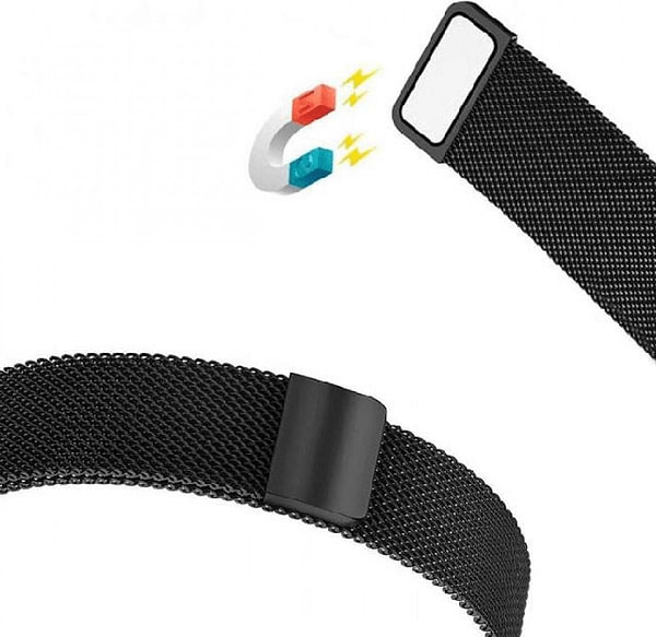 Фото - Ремінець для смарт-годинника XOKO Samsung Milanese 22mm Black (XK-BND-22MLN-BK)
