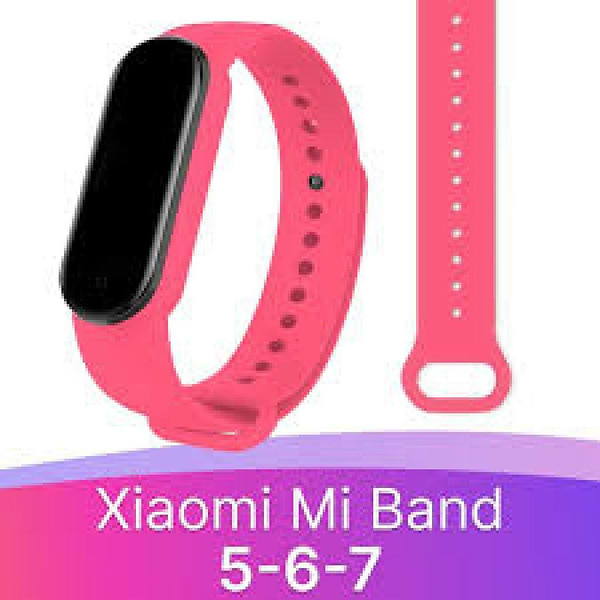 Фото - Ремінець для фітнес-браслету XOKO Sport for Xiaomi Mi Band 5/6/7 Bright Pink (XK-BND-SP-PN)