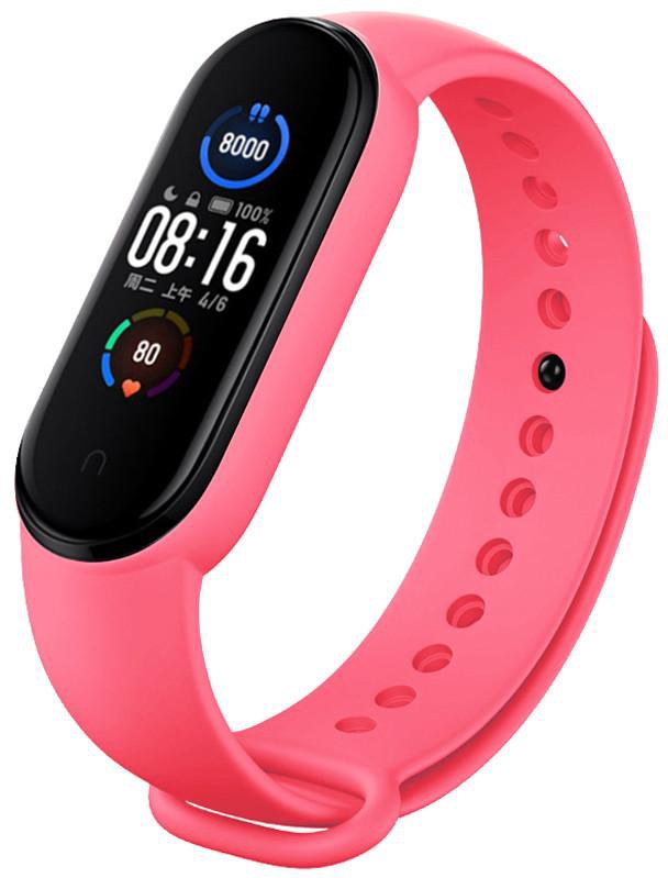 Фото - Ремінець для фітнес-браслету XOKO Sport for Xiaomi Mi Band 5/6/7 Bright Pink (XK-BND-SP-PN)