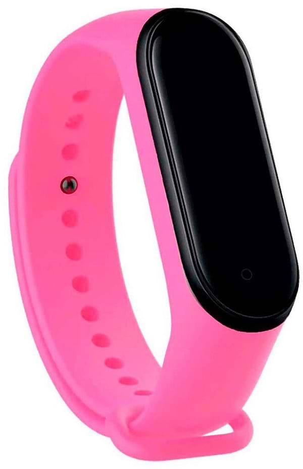 Фото - Ремінець для фітнес-браслету XOKO Sport for Xiaomi Mi Band 5/6/7 Bright Pink (XK-BND-SP-PN)