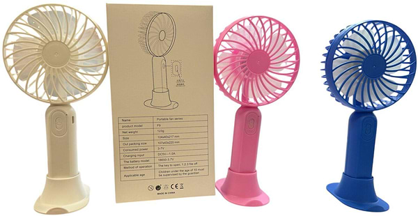 Фото - Вентилятор портативный XOKO F9 Pink (XK-F9-PN)
