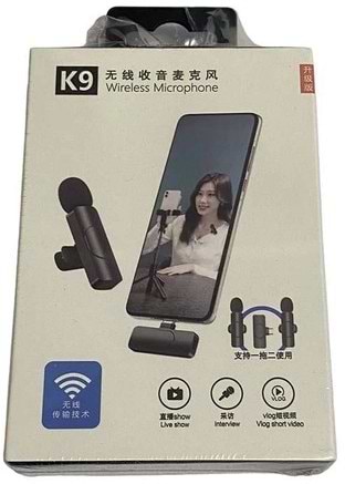 Фото - Уценка - Микрофон для смартфона XOKO K9 с адаптером Lightning-Type-C (XK-K9BK)