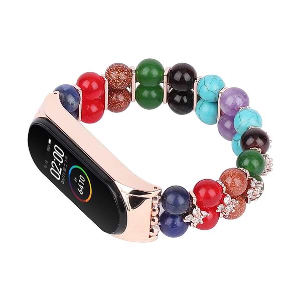 Фото - Ремінець для фітнес-браслету XOKO Metal Premium Band for Xiaomi Mi band 5 Jewerly Gold (XK-MTL5-JWRG)