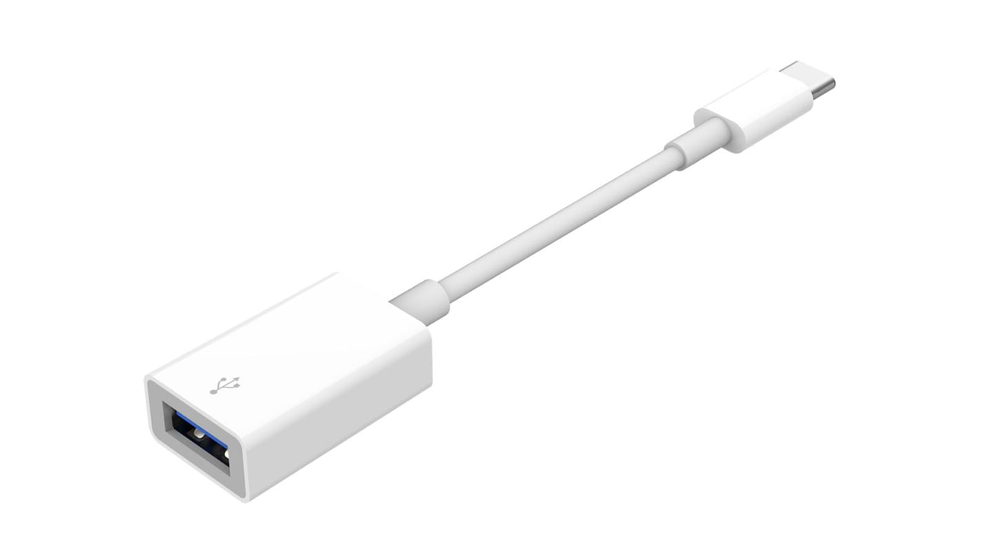 Перехідник XOKO Type-C - USB з кабелем White (XK-MH-360) - Фото 1