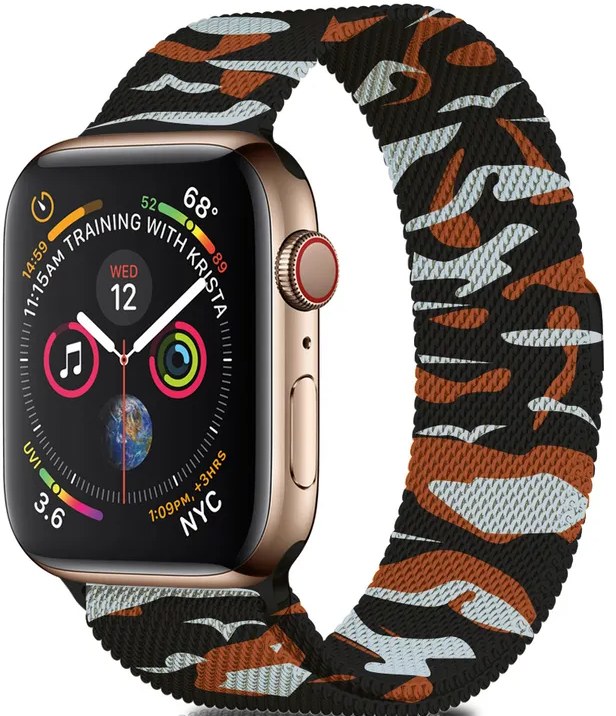 Ремінець для смарт-годинника XOKO Milanese for Apple Watch  38/40/41мм Khaki Orange (XK-MTL-KHOR) - Фото 1