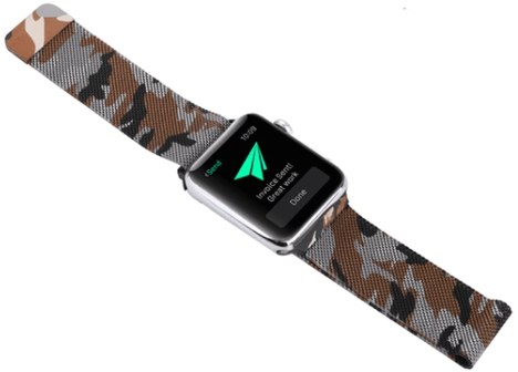 Фото - Ремінець для смарт-годинника XOKO Milanese for Apple Watch  38/40/41мм Khaki Orange (XK-MTL-KHOR)