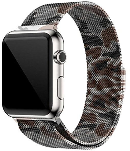 Ремінець для смарт-годинника XOKO Milanese for Apple Watch  38/40/41мм Khaki Grey (XK-MTL-KHGR) - Фото 1