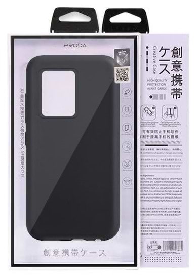 Фото - Чохол для смартфону Proda Soft-Case for Samsung S20 Ultra Black (XK-PRD-S20ultr-BK)