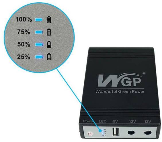 Фото - Источник бесперебойного питания XOKO WGP 8800mAh 5-12V Black (XK-WGP-8800)