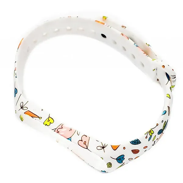 Фото - Ремешок для фитнес-браслета XOKO Xiaomi for Mi Band 3/4 Flowers White (XK-XM-SL-WT)