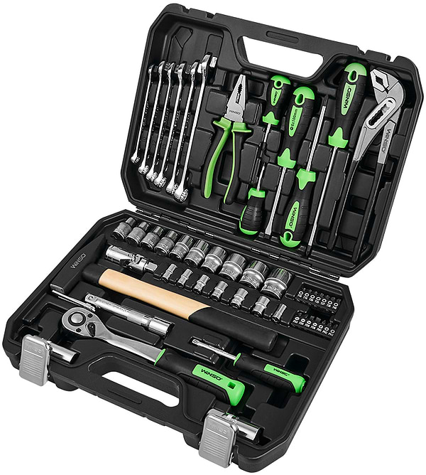 Фото - Набор инструментов Winso в кейсе Pro 56 шт. (924056)