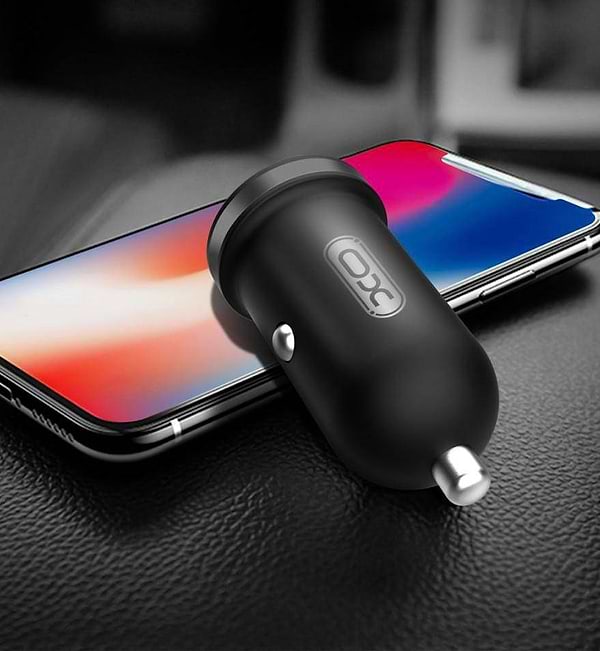 Фото - Автомобильное зарядное устройство XO CC18 2.1A/2 USB Black (XO-CC18-BK)