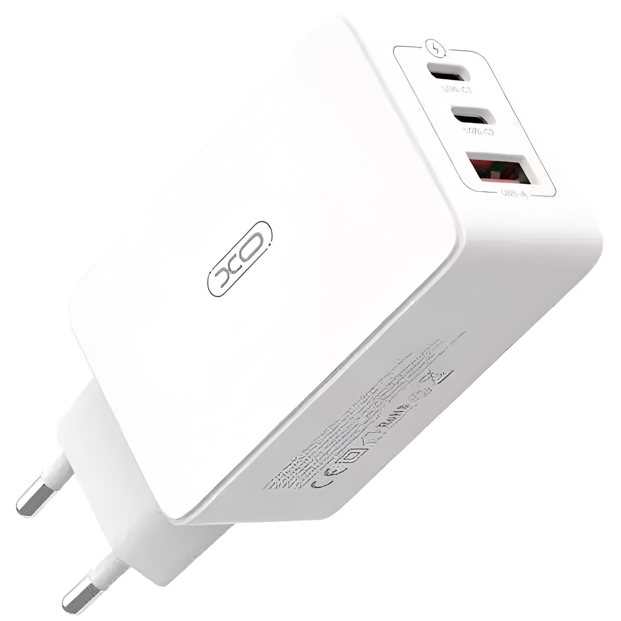 Мережевий зарядний пристрій XO CE13 65W GaN fast charging (XO-CE13)
