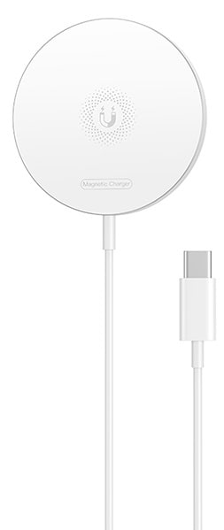 Бездротовий зарядний пристрій XO CX022 iPhone Magnetic Metal 15W 1.2м, white (XO-CX022-White)
