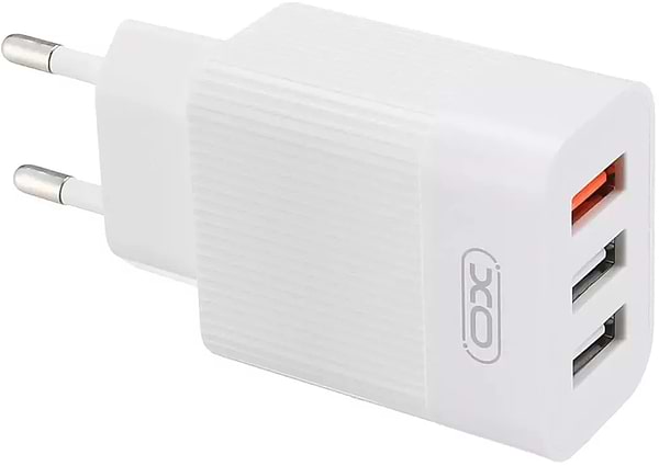 Фото - Уцінка - Мережевий зарядний пристрій XO L72 QC3.0 3USB +micro (XO-L72-MCR)