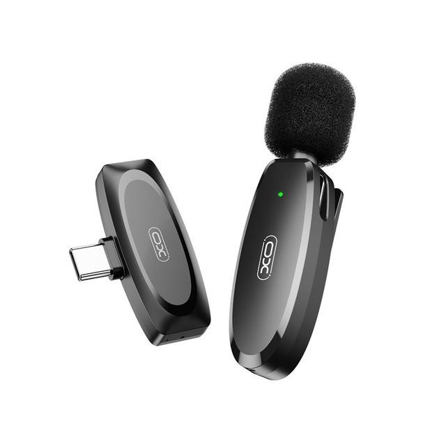 Фото - Мікрофон для смартфона XO MKF08A з придушенням шуму Type-C Black (XO-MKF08A-TC)