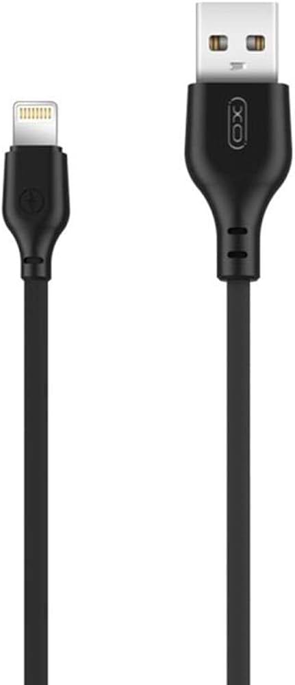 Кабель синхронізації даних XO NB103 2.1 А Lightning Black 1m (XO-NB-103-L-1-BK)