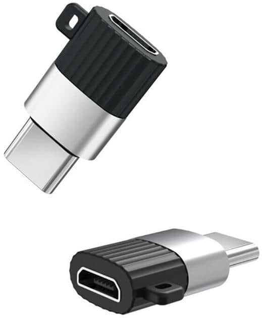 Фото - Перехідник XO NB149A microUSB to Type-C Black (XO-NB149A)